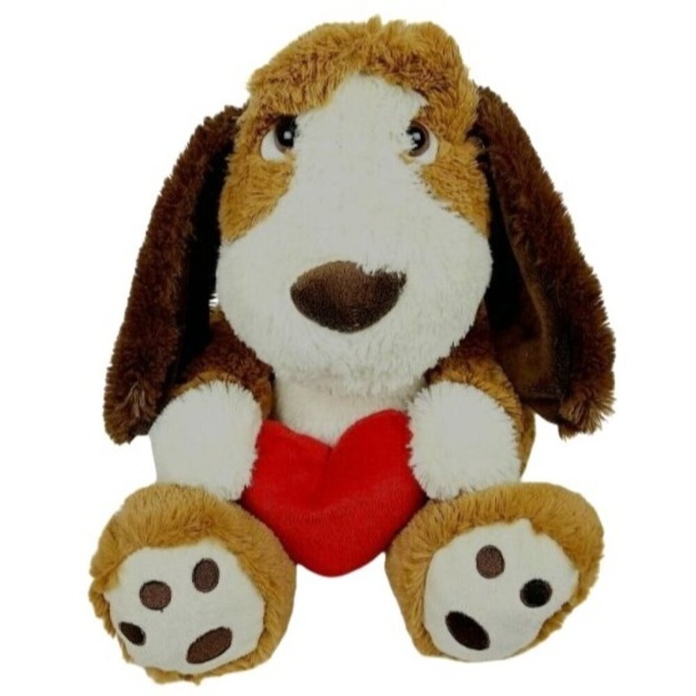 Beverly Hills Valentines Day Puppy Dog 15 in Plush Heart Toy Teddy Bear Company
